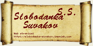 Slobodanka Šuvakov vizit kartica